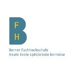 Logo der Berner Fachhochschule mit einem grossen blauen "B" mit den gelben Buchstaben "F" und "H", darunter zweisprachiger Text in Deutsch und Franz&ouml;sisch.